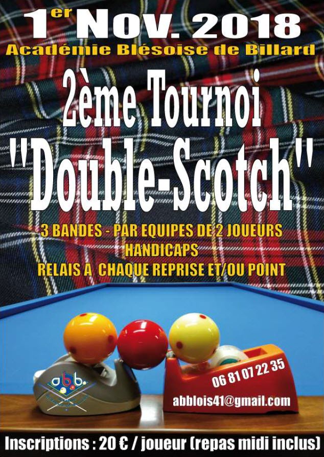 AB Blois Double Scotch 2018 Affiche