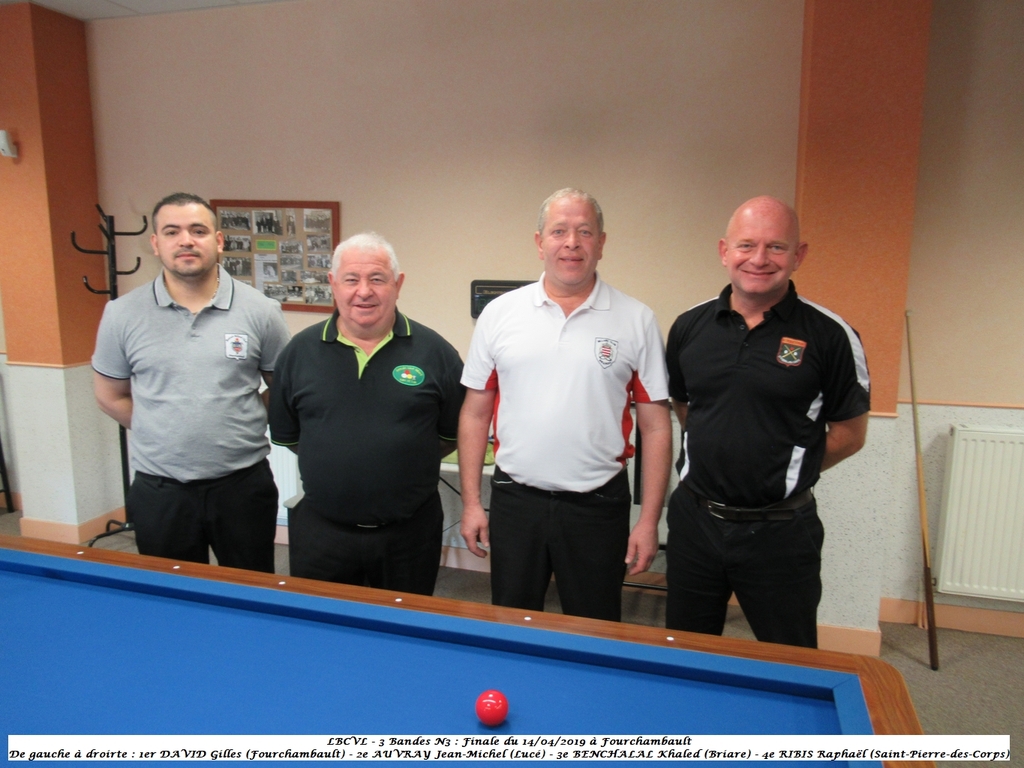LBCVL 3 Bandes N3 Finale du 15 04 2019 Fourchambault photo
