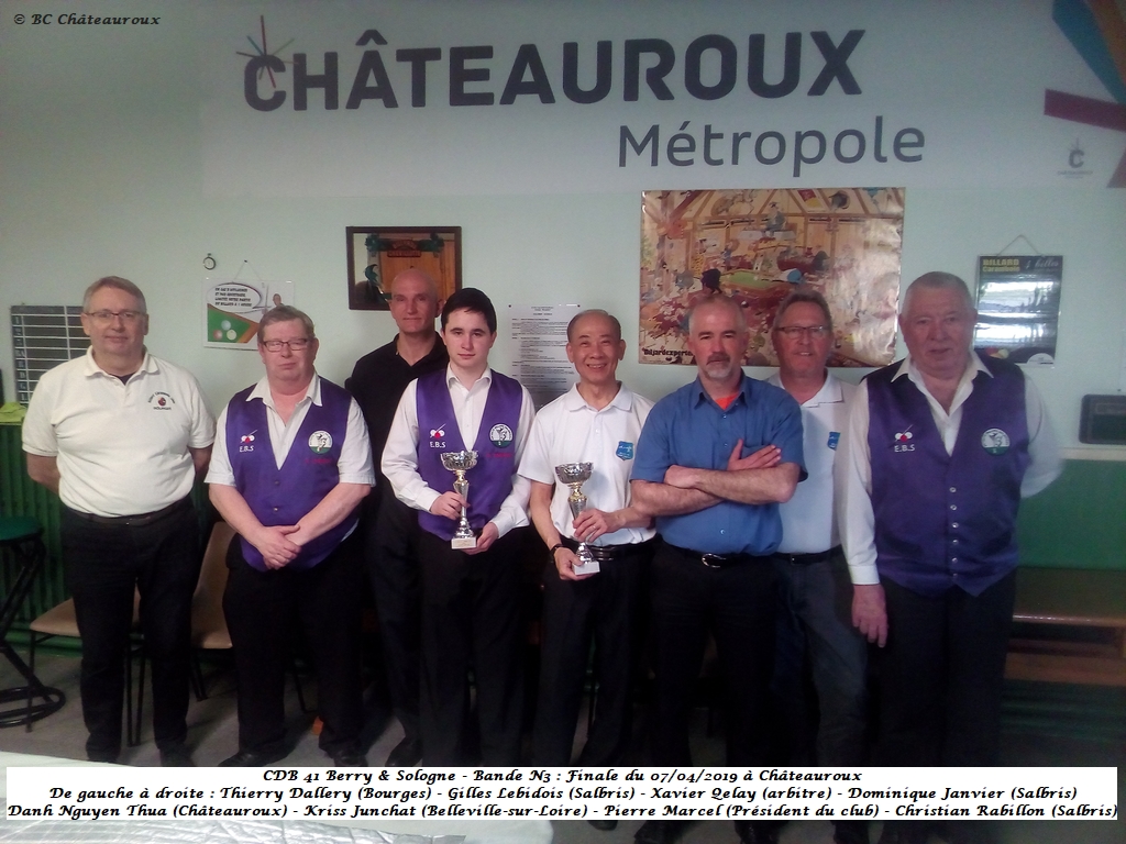 CDB 41 Bande N3 Finale du 07 04 2019 Photo1