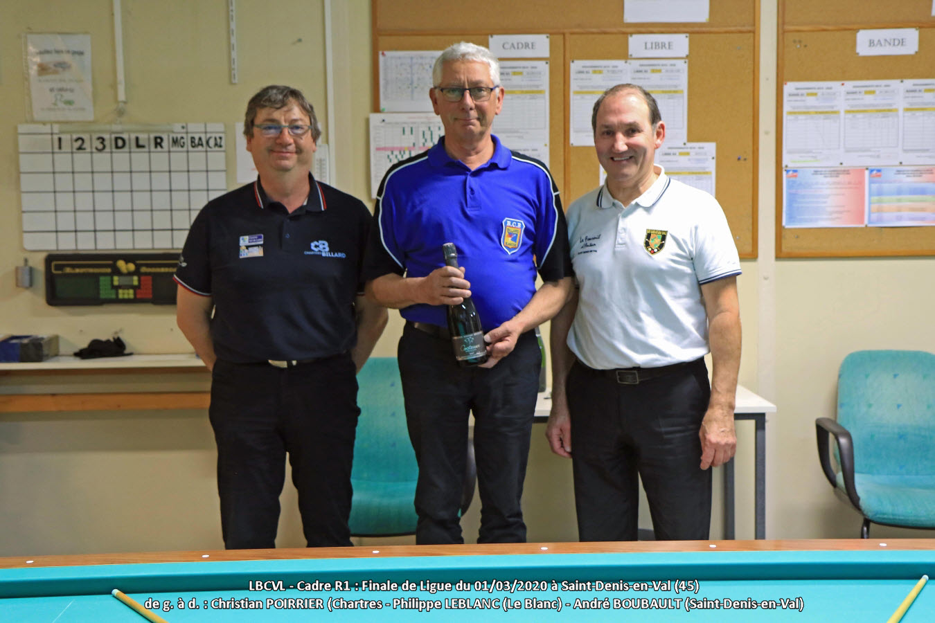 LBCVL Cadre R1 Finale du 01 03 20 St Denis Photo1