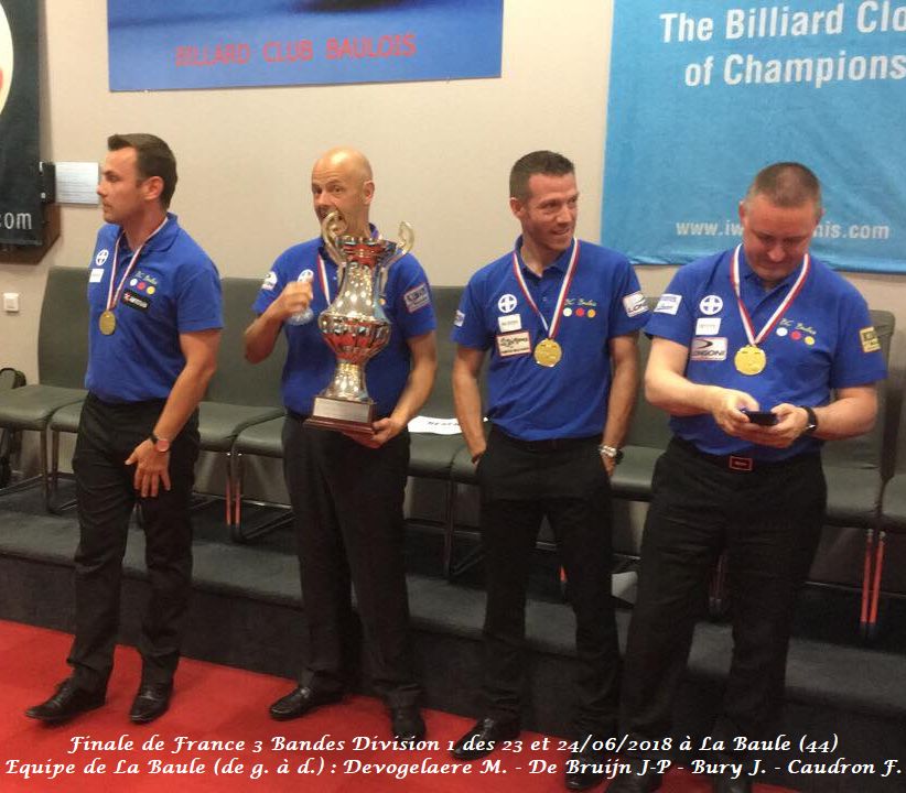 FFB 2018 3 Bandes D1 La Baule vainqueur