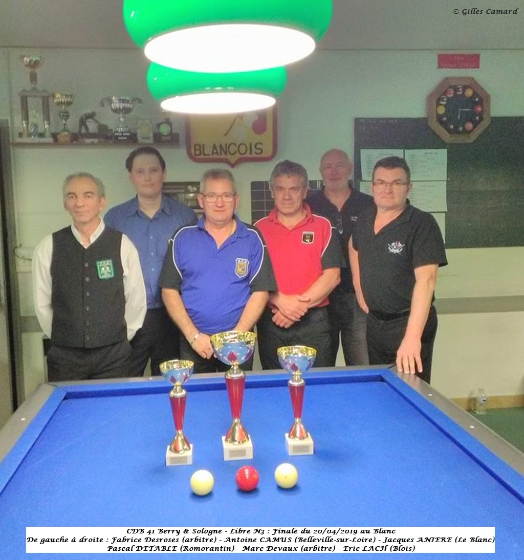 CDB 41 Libre N3 finale du 20 04 2019 Le Blanc photo