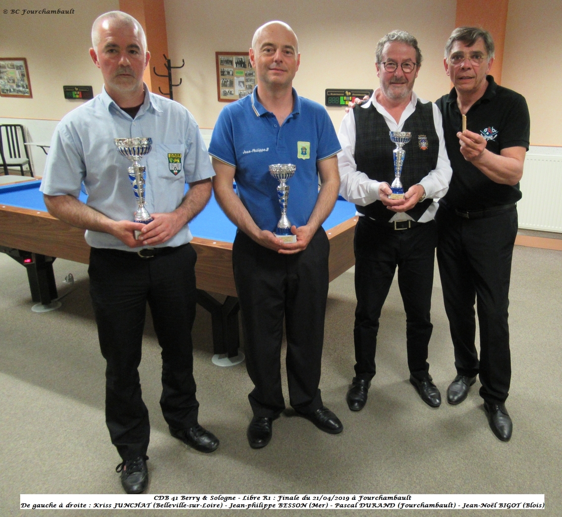CDB 41 Libre R1 finale du 21 04 2019 Fourchambault photo